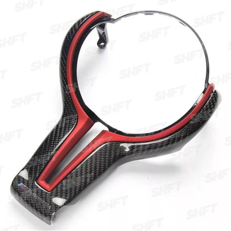 SHFT BMW M Steering Wheel Trim Insert In Red-R44 Performance