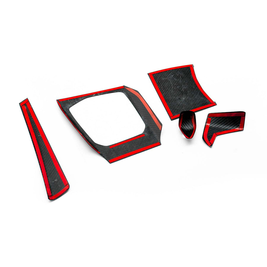 SHFT BMW M240i/2 Series Full Interior Trim Set In Gloss Pre Preg Carbon Fibre (G42)(G20/G21)-R44 Performance