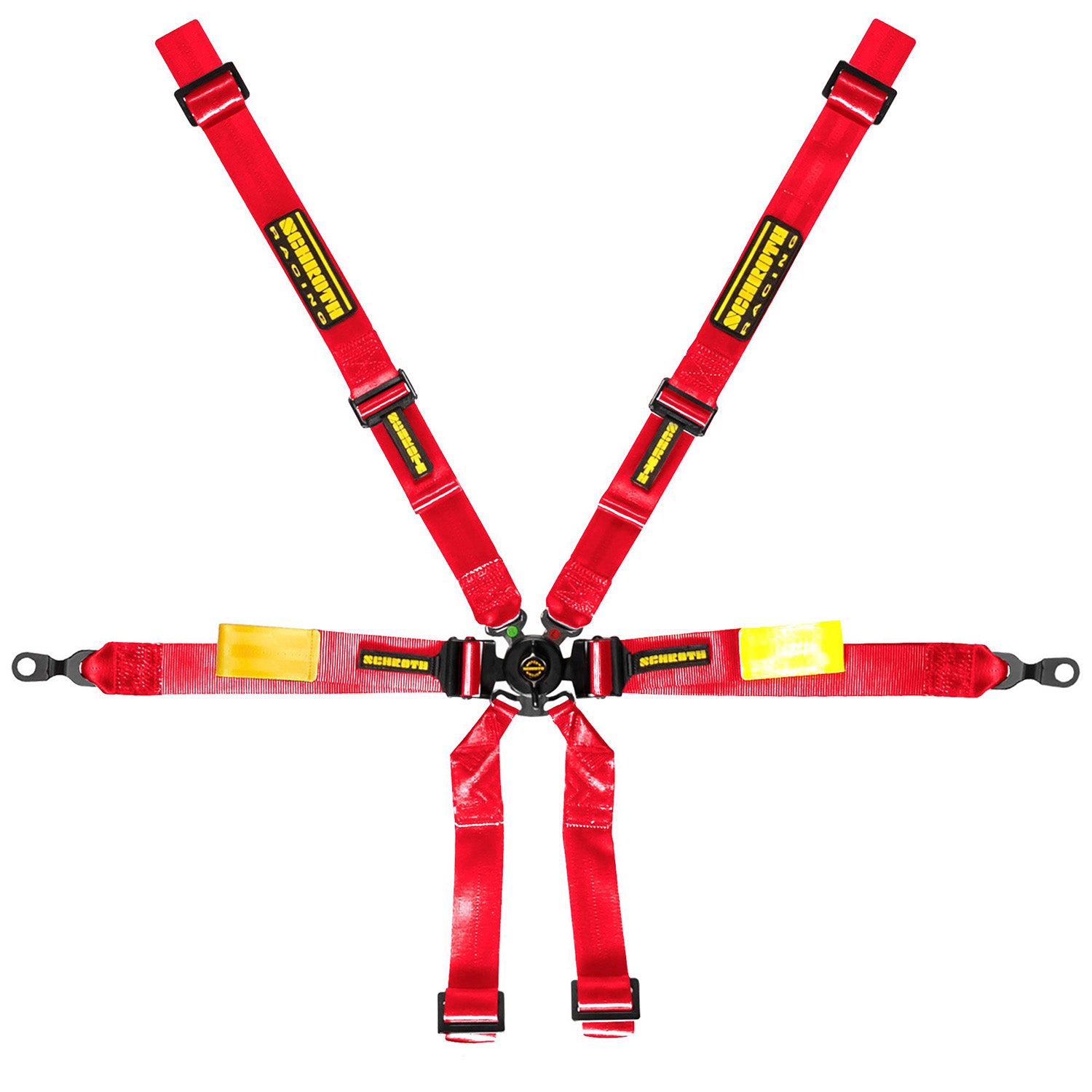 Schroth Enduro 6 Point Harness - Red Porsche