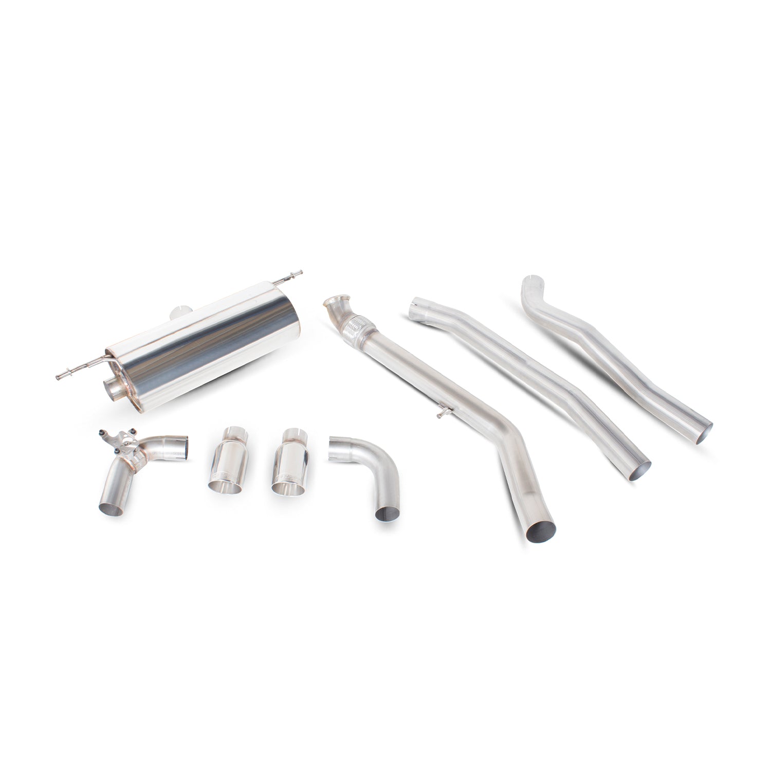 Scorpion BMW M235i Non Resonated Cat Back Exhaust System Components (F22/F23) - R44 Performance