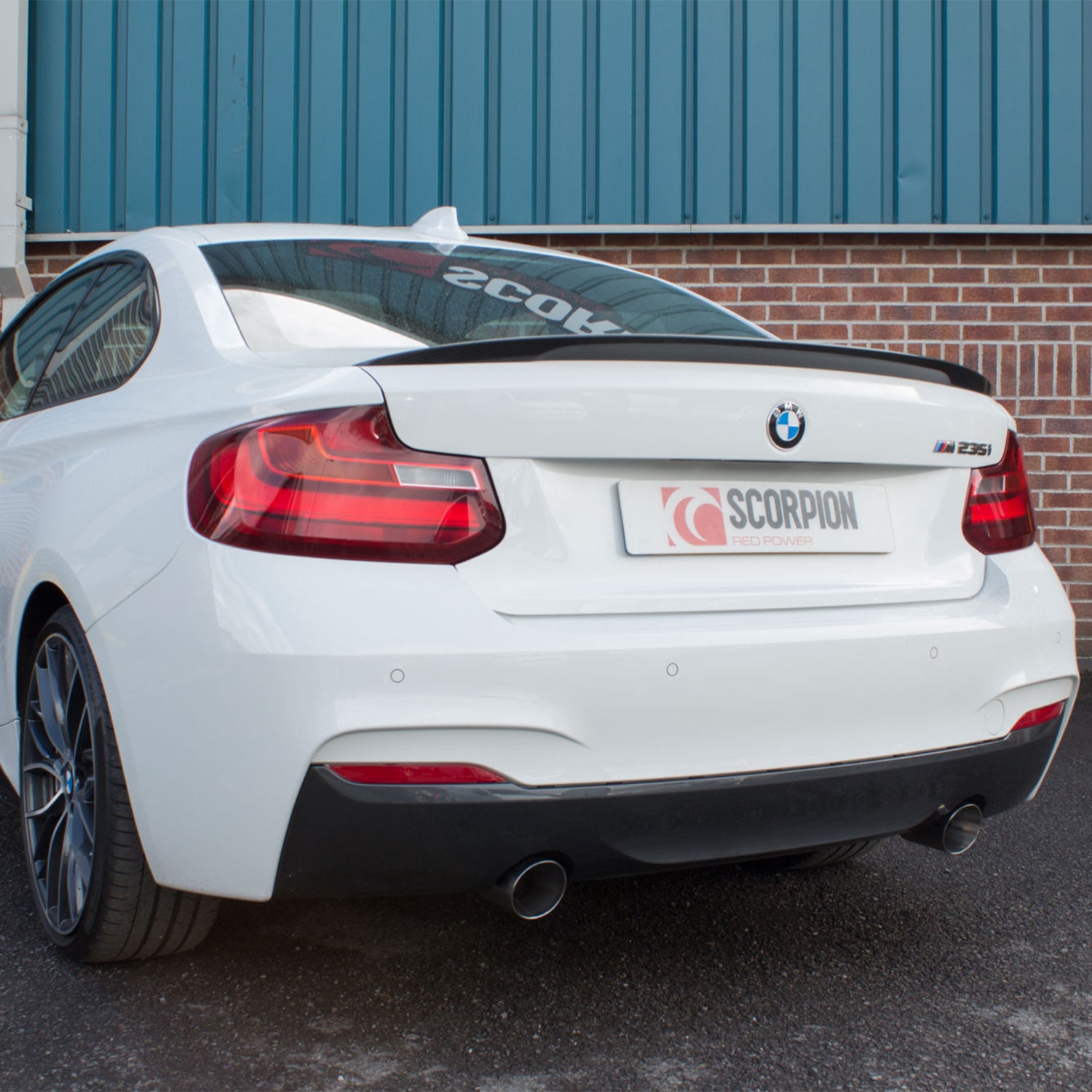 Scorpion BMW M235i Non Resonated Cat Back Exhaust System Fitted (F22/F23) - R44 Performance