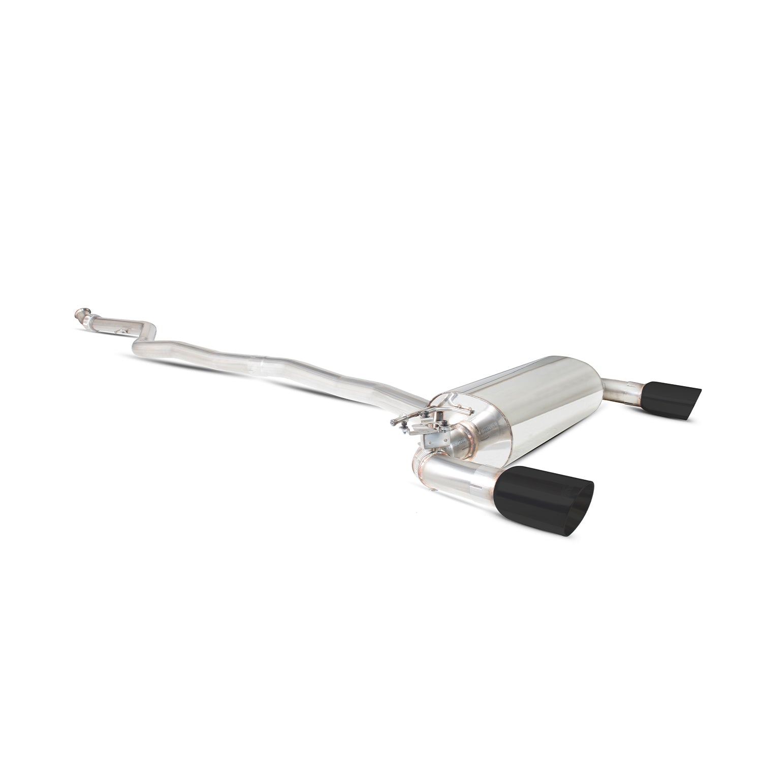Scorpion BMW M235i Non Resonated Cat Back Exhaust System Black Tips (F22/F23) - R44 Performance