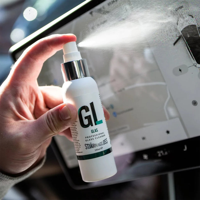 Stjarnagloss Glas Professional Glass Cleaner 100ml Spray Bottle Sample