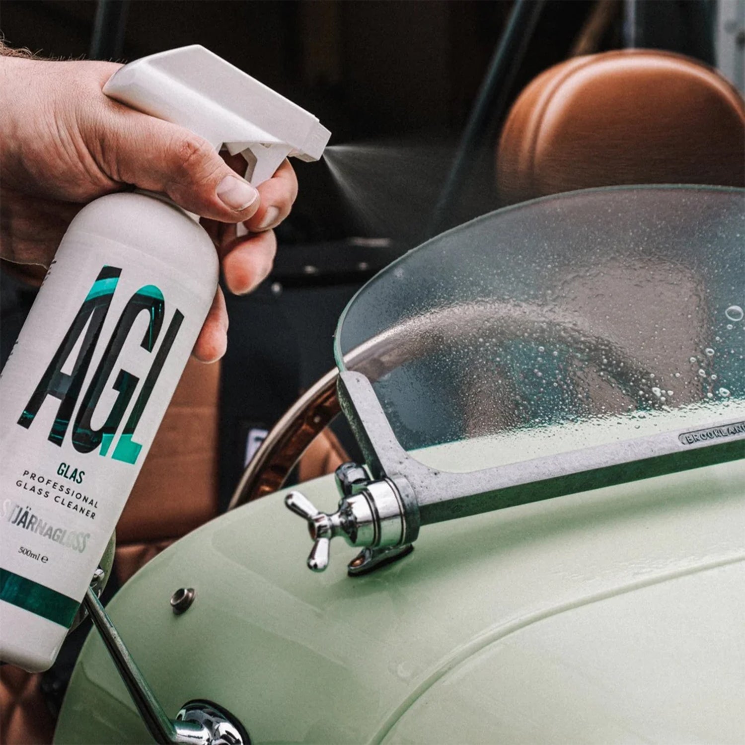 Stjarnagloss Glas Professional Glass Cleaner Cleaning Classic Car