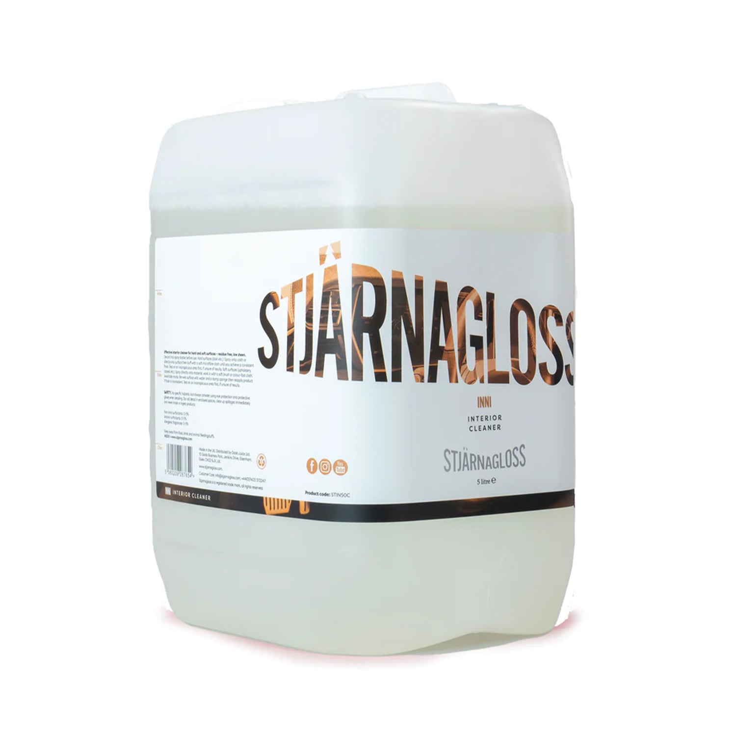 Stjarnagloss Inni All Surface Interior Cleaner 5 Litre Jug