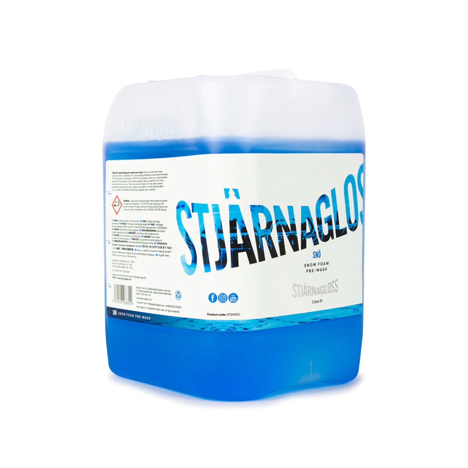 Stjarnagloss Snö Ph Neutral Snow Foam Pre Wash 5L