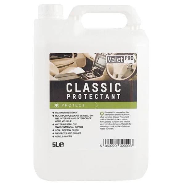 Protectant Valet Pro Classic 500 Ml - Pour Plastique, Caoutchouc, Cuir, Base Aqueuse