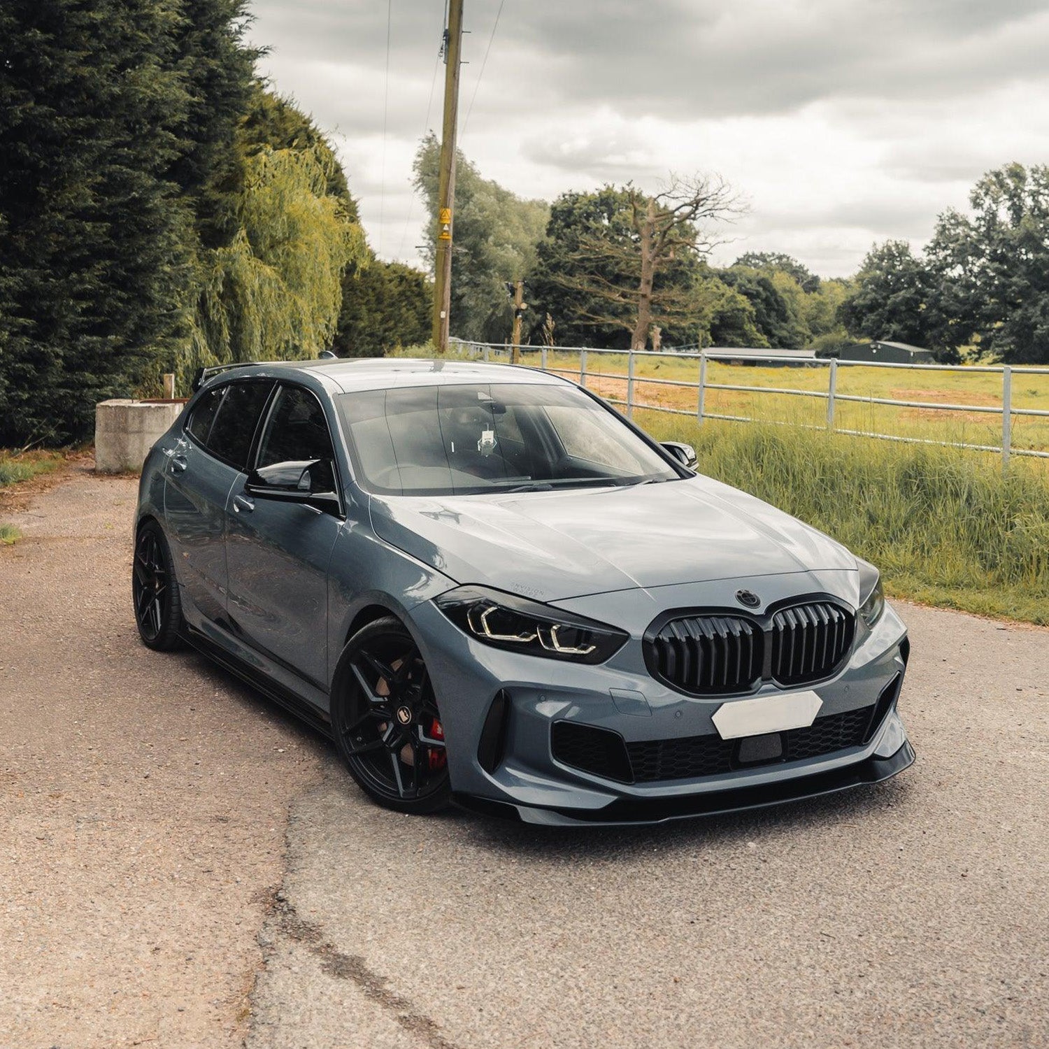ZAERO Design BMW 2019+ F40 1 Series Gloss Black Side Skirts Fitted