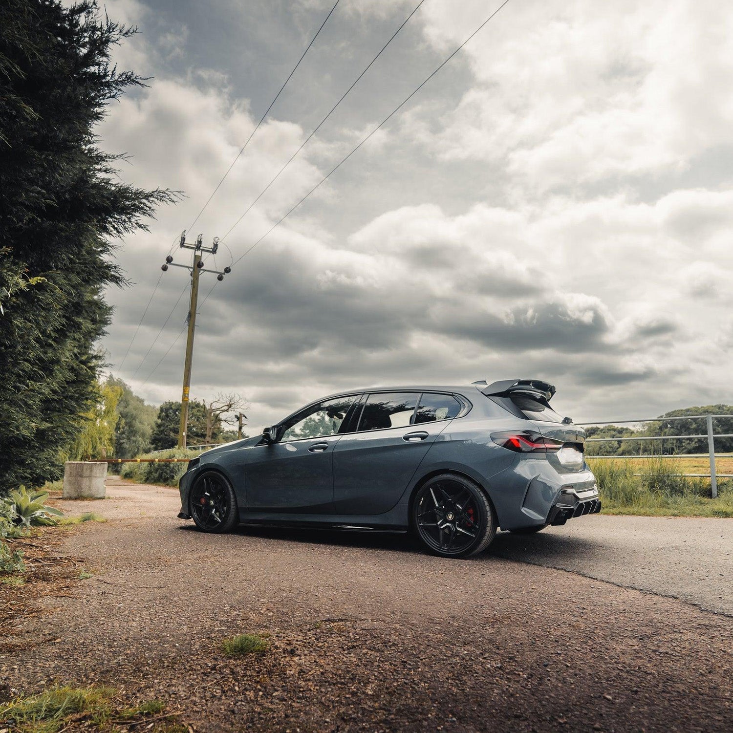 ZAERO Design BMW 2019+ F40 1 Series Gloss Black Side Skirts Fitted
