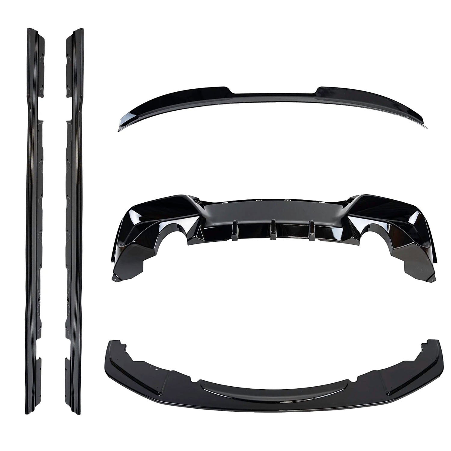 ZAERO Design BMW F20 1 Series Pre-LCI Gloss Black Body Kit