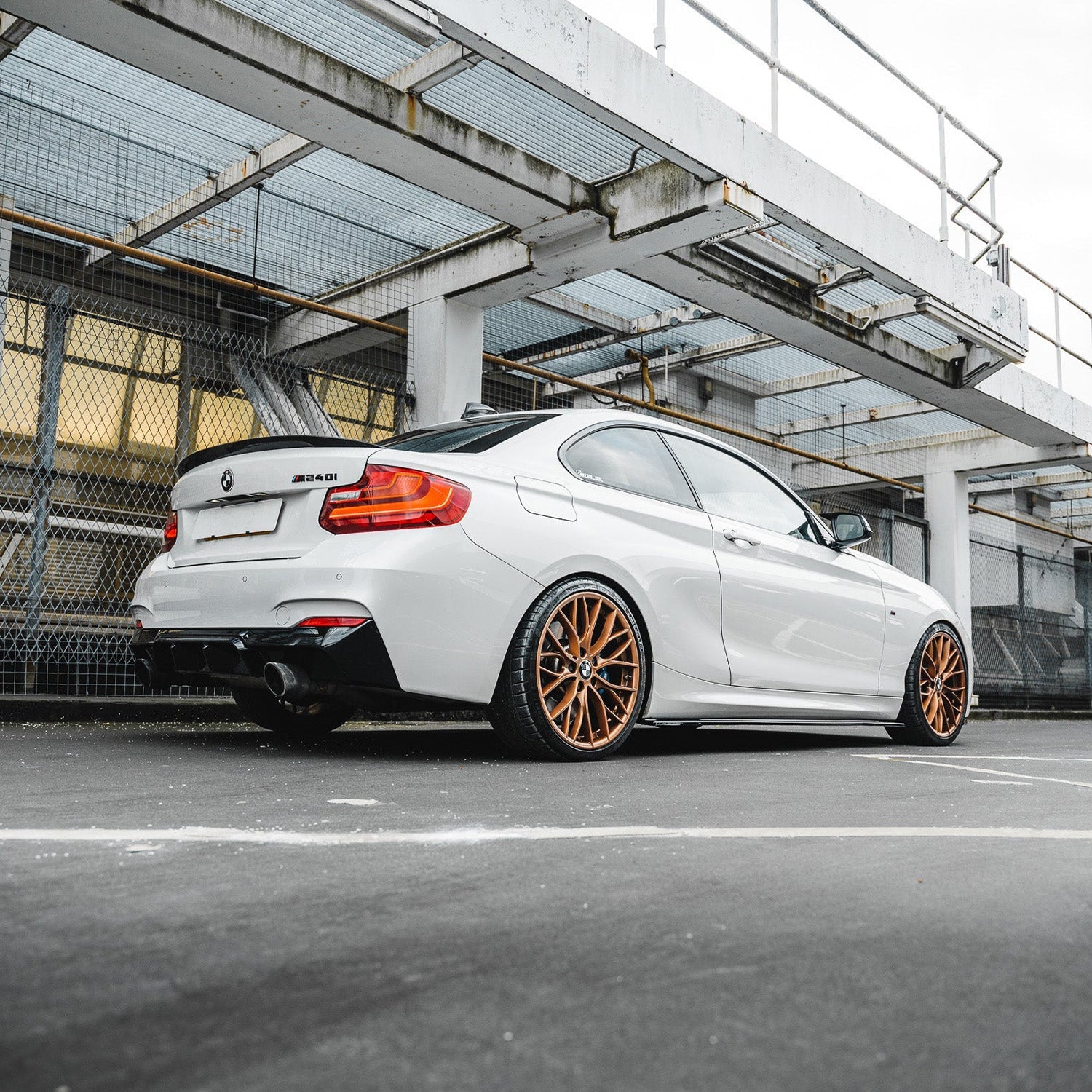 ZAERO Design BMW F20 F22 Gloss Black Side Skirts Fitted