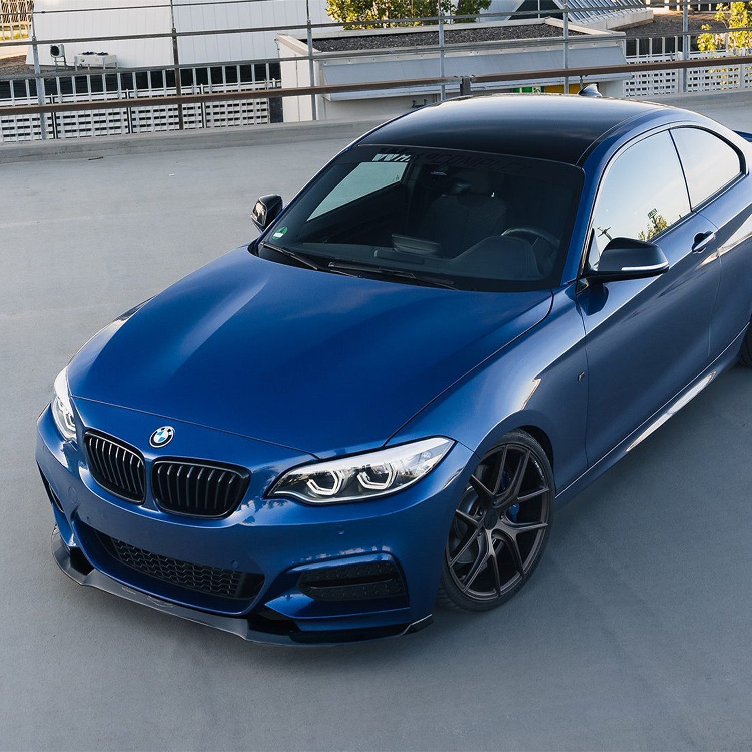 ZAERO Design BMW F22 M235i M240i Gloss Black Front Splitter