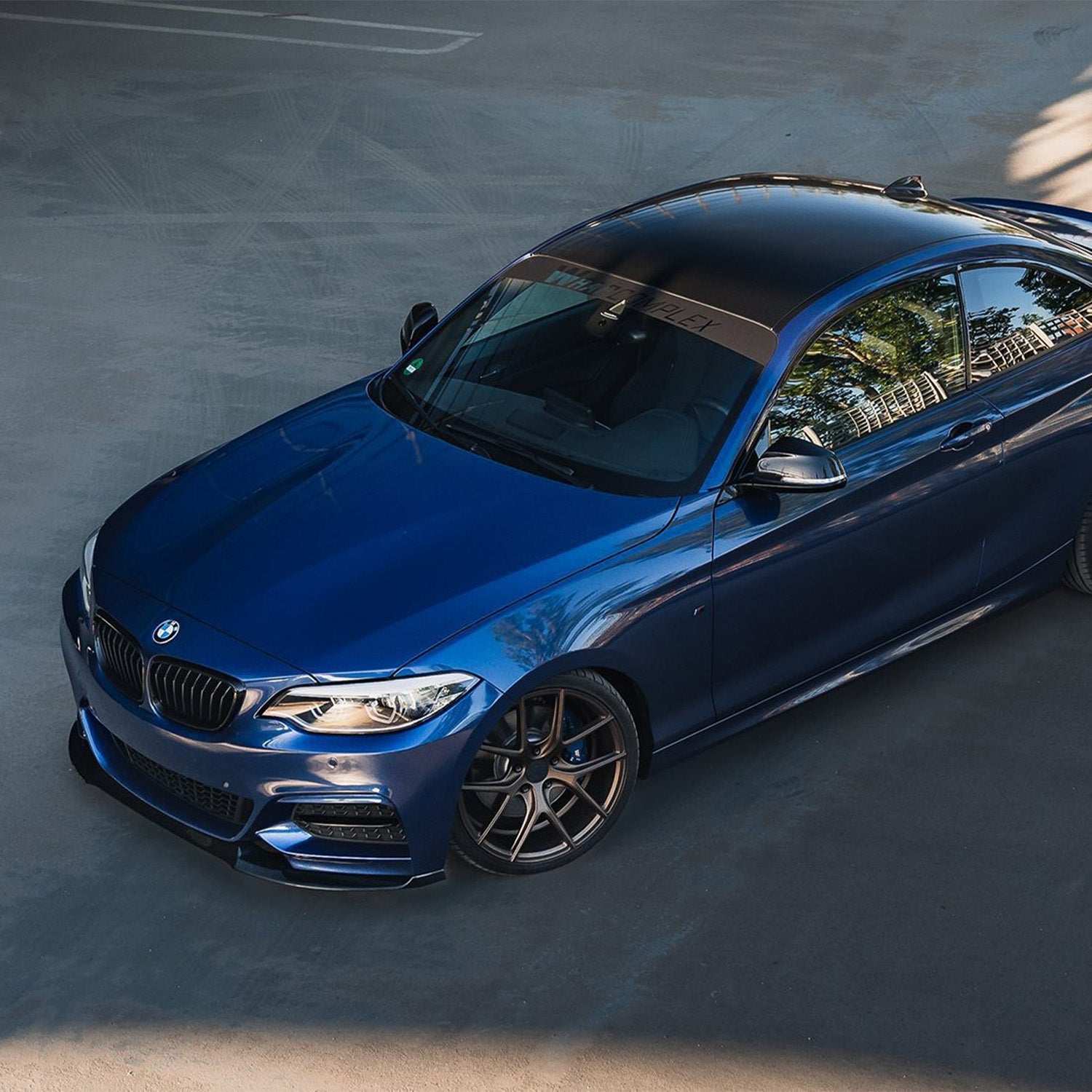 ZAERO Design BMW F22 M235i M240i Gloss Black Front Splitter