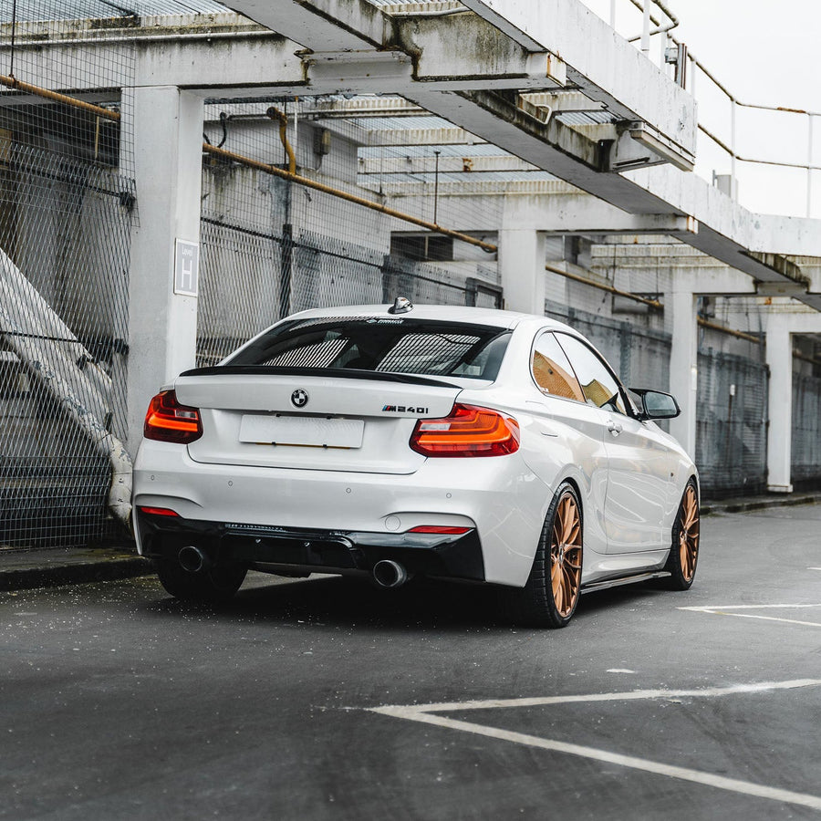 ZAERO Design BMW F22 M235i M240i Gloss Black Rear Diffuser