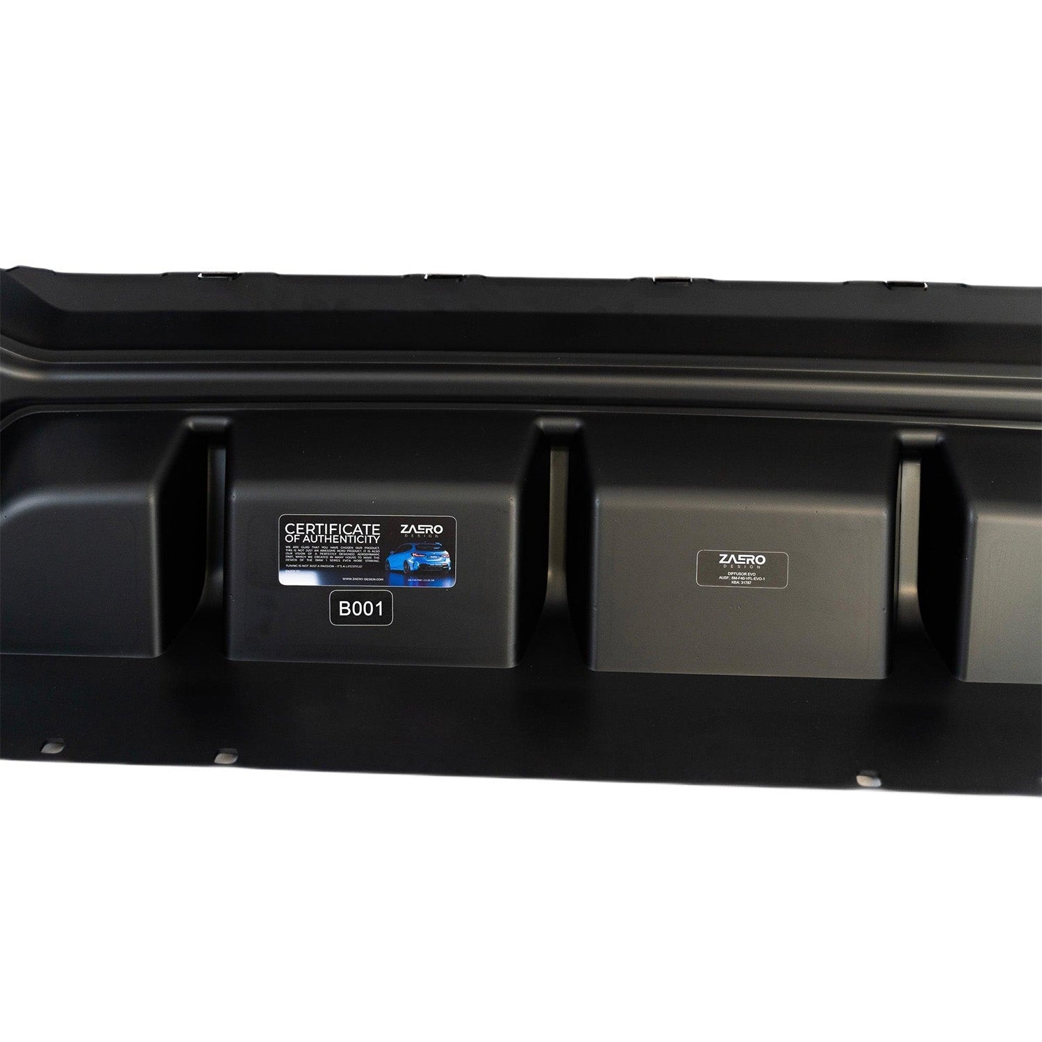 ZAERO Design BMW F40 1 Series Gloss Black Rear Diffuser