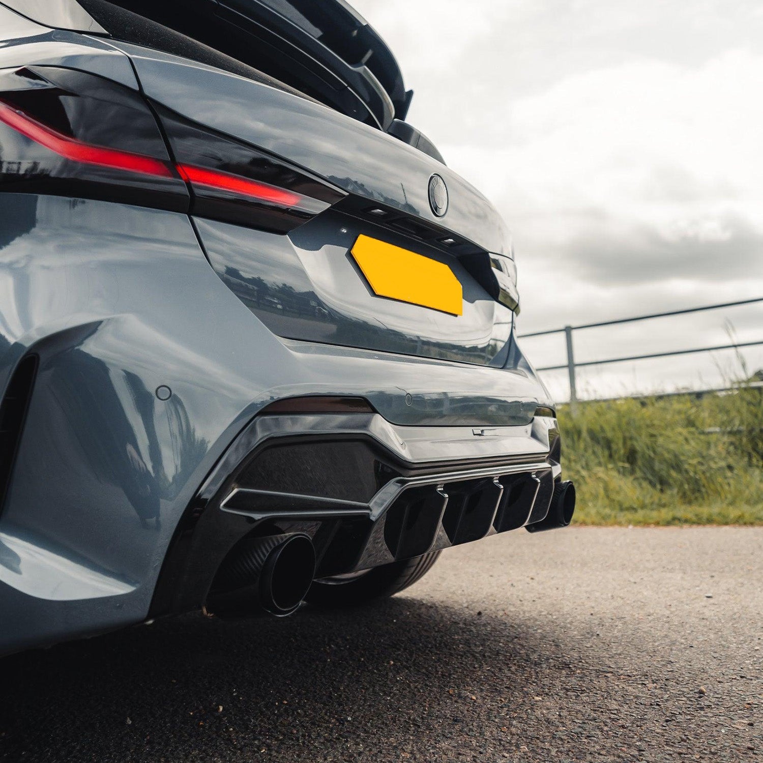 ZAERO Design BMW F40 M135i 1 Series Gloss Black Diffuser