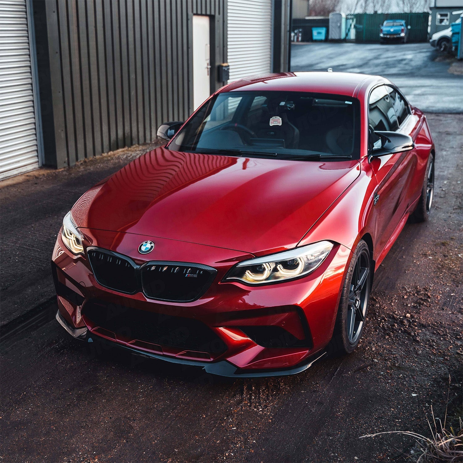 ZAERO Design BMW F87 M2 Competition Gloss Black Front Lip Splitter