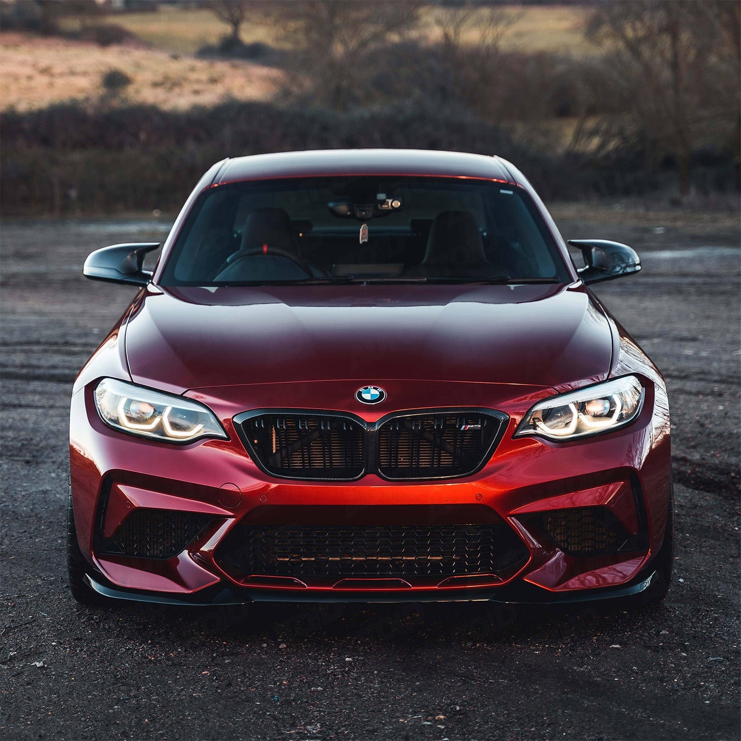 ZAERO Design BMW F87 M2 Competition Gloss Black Front Lip Splitter