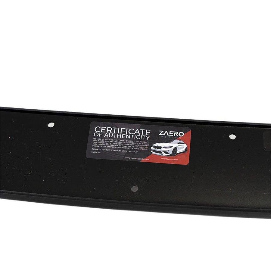 ZAERO Design BMW F87 M2 Competition Gloss Black Front Lip Splitter