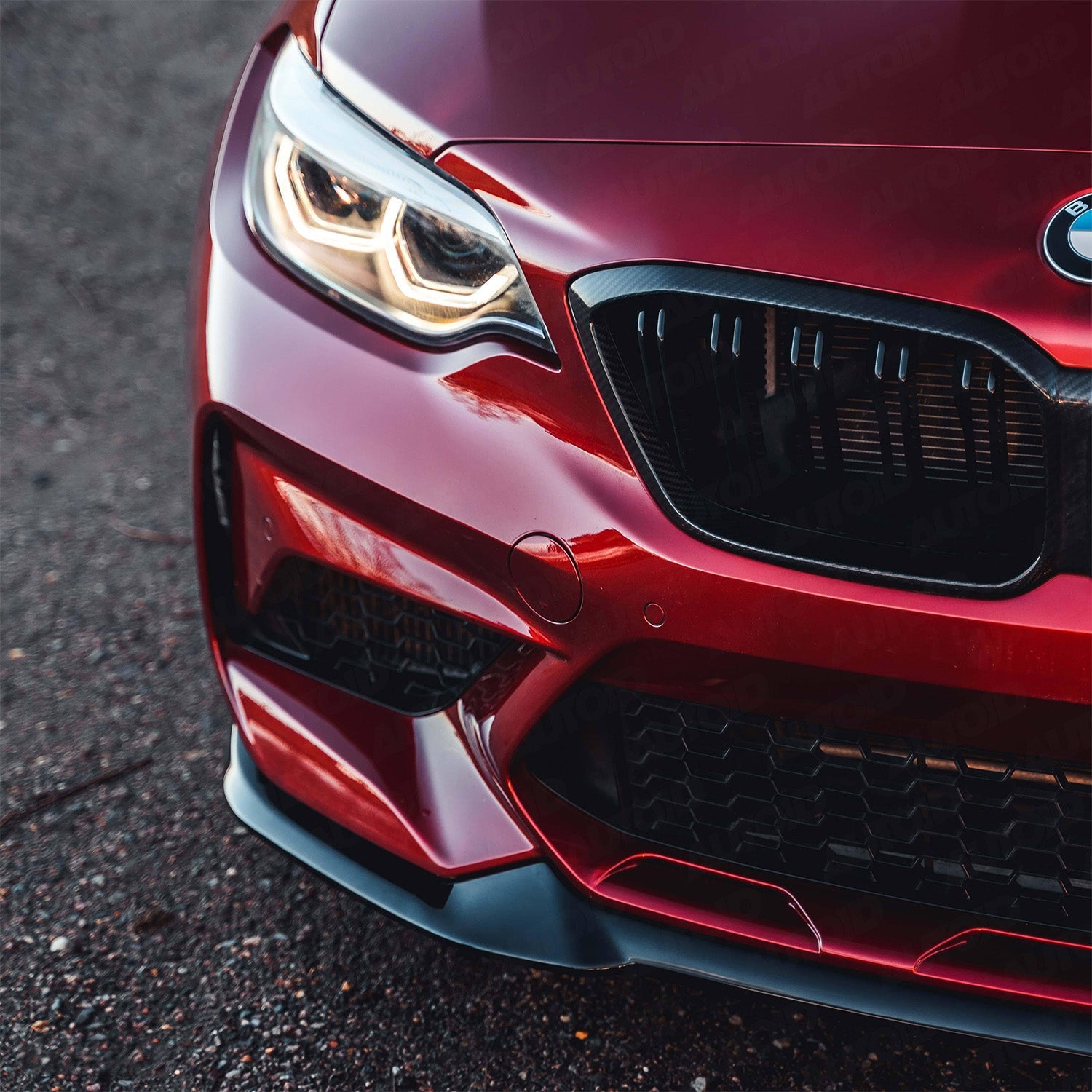 ZAERO Design BMW F87 M2 Competition Gloss Black Front Lip Splitter