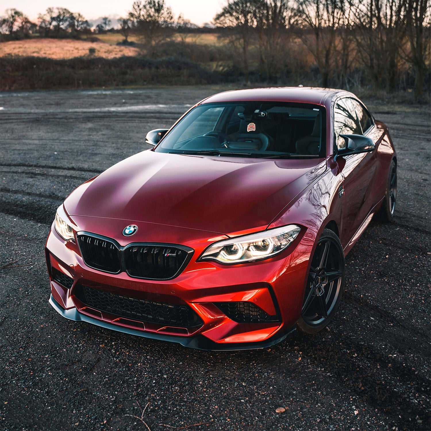 ZAERO Design BMW F87 M2 Competition Gloss Black Front Lip Splitter