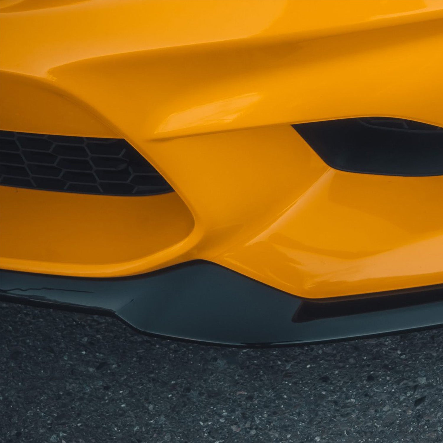 ZAERO Design BMW F87 M2 EVO-S Front Splitter In Gloss Black