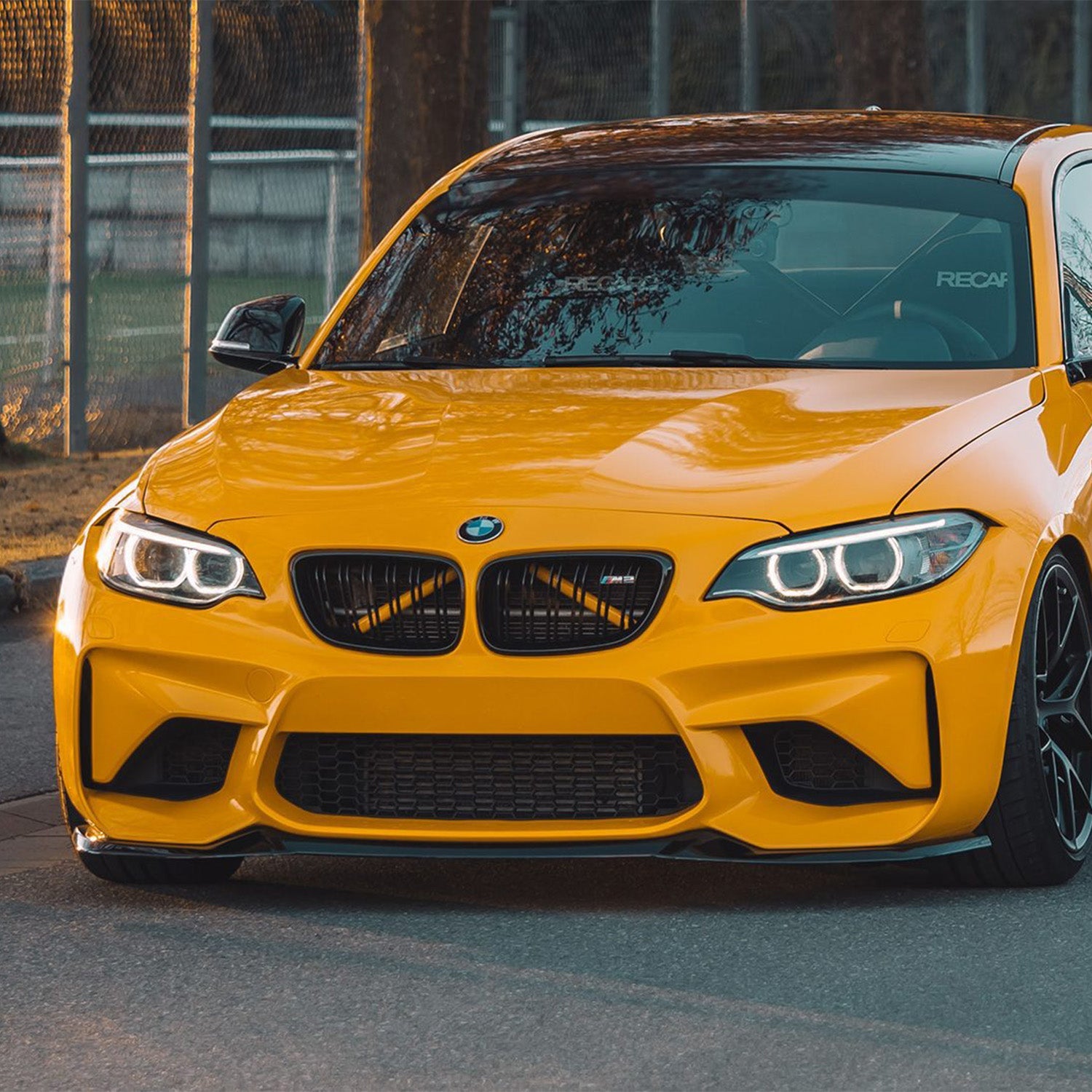 ZAERO Design BMW F87 M2 EVO-S Front Splitter In Gloss Black