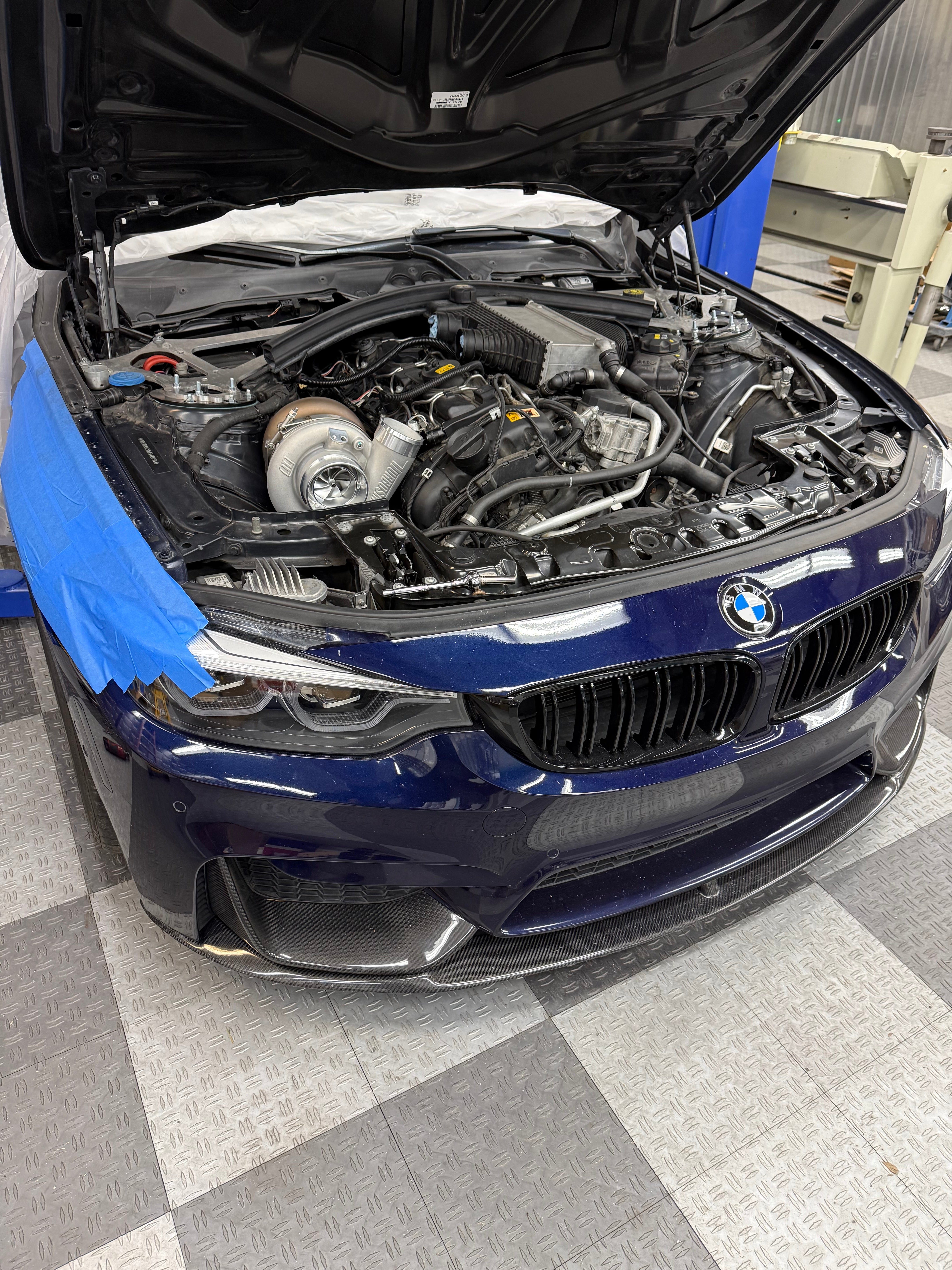 DOC Race BMW S55 Single Turbo Kit For F80 M3, F82/F83 M4 & F87 M2 Competition (Left-Hand Drive)