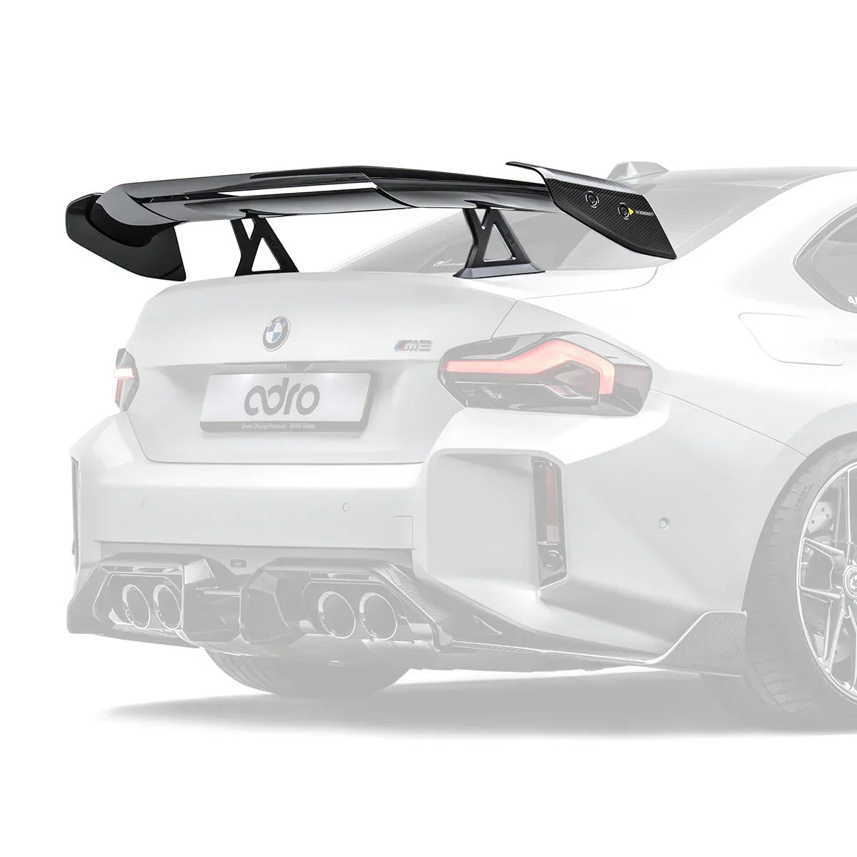 Adro Inc BMW G87 M2 & G42 2 Series AT-R3 Swan Neck Rear Wing