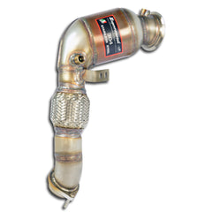 Supersprint BMW F90 M5, F91 M8, F92 M8, F93 M8 & more Stainless Steel Turbo Downpipe Kit + Metallic Catalytic Right