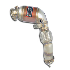 Supersprint BMW F90 M5, F91 M8, F92 M8, F93 M8 & more Stainless Steel Turbo Downpipe Kit + Metallic Catalytic Left