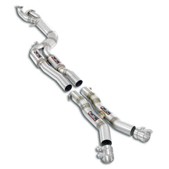 Supersprint BMW G80 M3, G81 M3, G82 M4 & G83 M4 Stainless Steel J-Pipe Touring PackageDeletes the Secondary Catalytics + OPFs + Mid ResonatorAccepts the Std - Oem Muffler