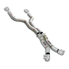 Supersprint BMW G87 M2 Stainless Steel Resonator Deleting Package - California Emission CompliantAccepts the Std - Oem Muffler