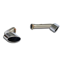 Supersprint BMW E71 X6 Stainless Steel Endpipe Kit 150x105 - (For OEM Rear Bumper)