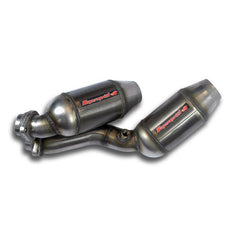 Supersprint BMW E46 M3 Stainless Steel Metallic Catalytic Converter HJS, 100CPSI Kit for OEM Headers(Weld on Connection)