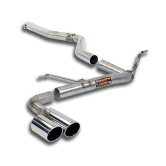 Supersprint BMW F34 3 Series Stainless Steel Connecting Pipe + Rear Pipe OO80(Muffler Delete)