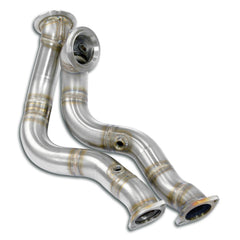 Supersprint BMW E39, E60 5 Series, E63 & E64 Stainless Steel Turbo Downpipe Kit - Without Expansion Joints(Replace pre-catalytic Converter)