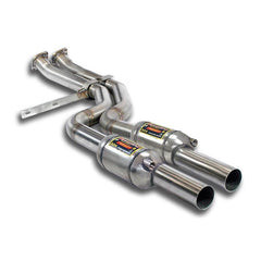 Supersprint BMW E39, E60 5 Series, E63 & E64 Stainless Steel Front Exhaust with Metallic Catalytic Converter