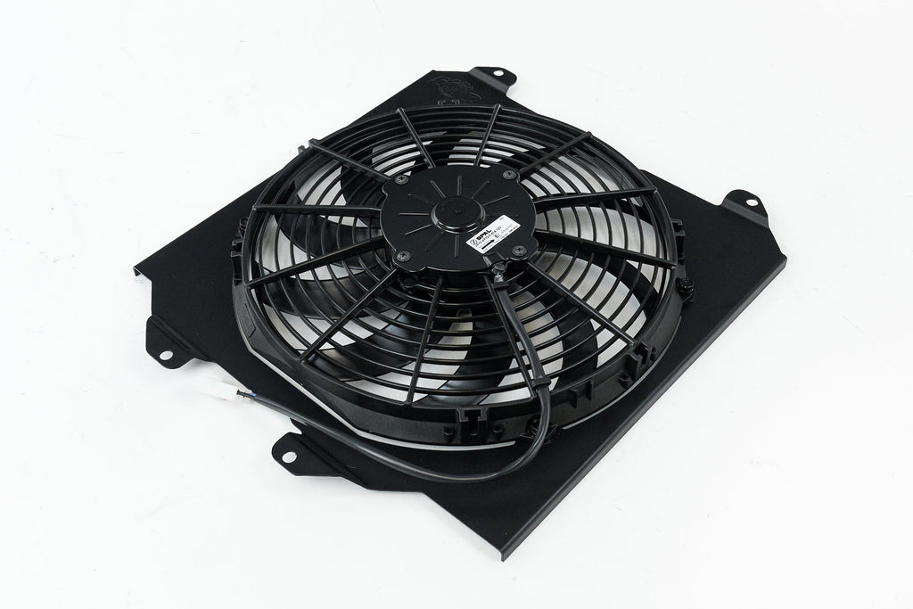 CSF 92-00 Civic All-Aluminum Fan Shroud w/ 12-inch SPAL Fan - Black