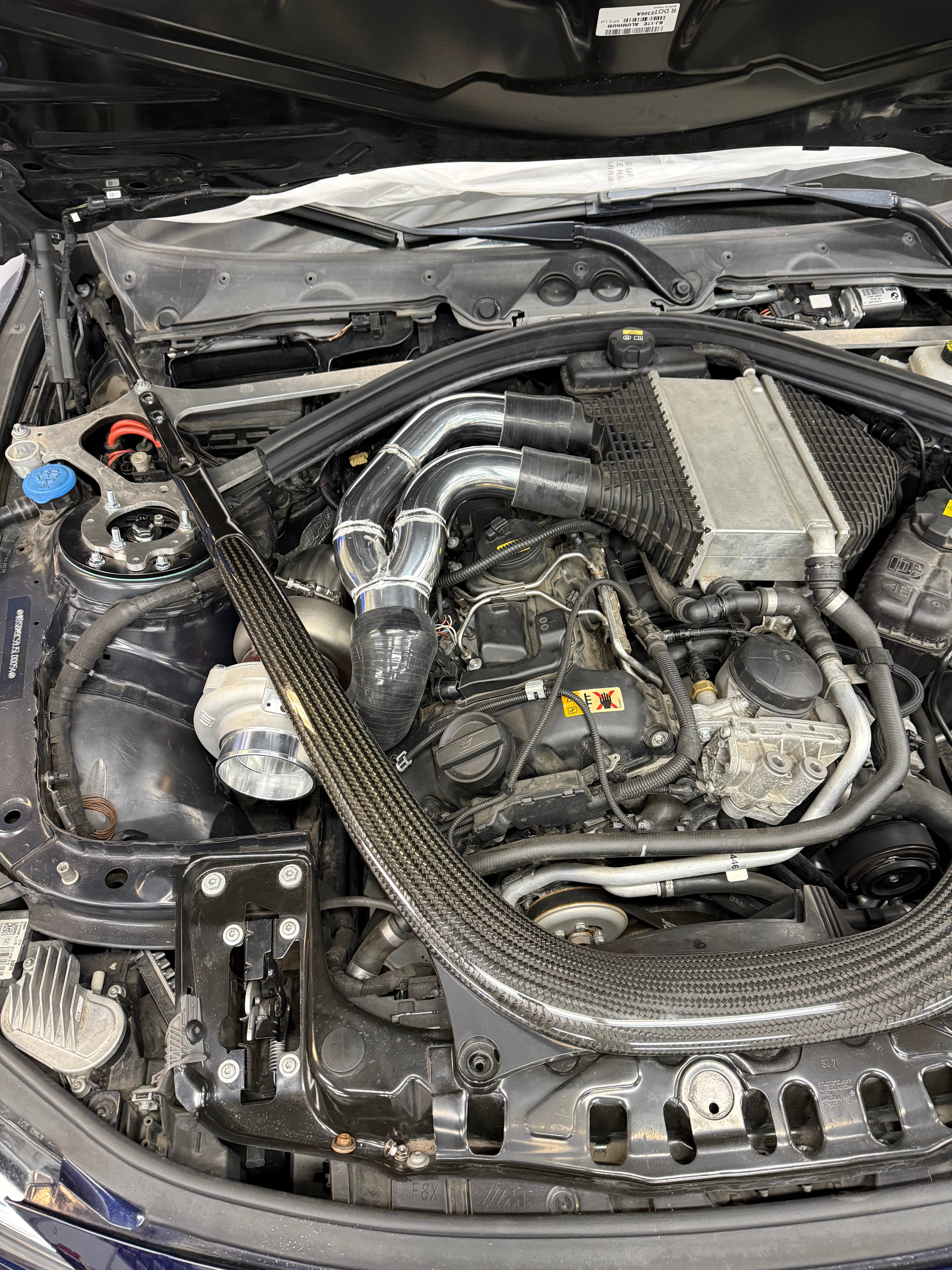 DOC Race BMW S55 Single Turbo Kit For F80 M3, F82/F83 M4 & F87 M2 Competition (Left-Hand Drive)