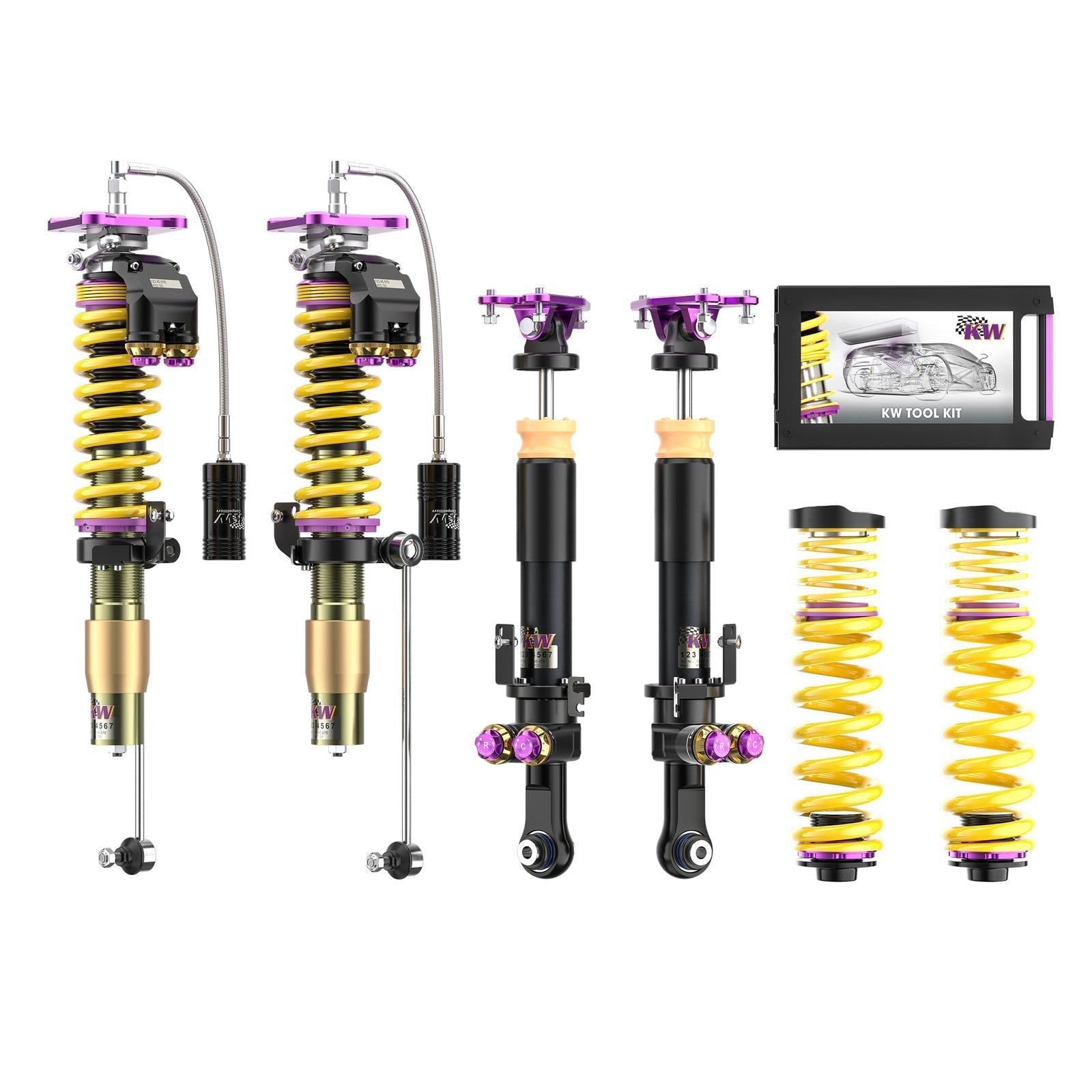 KW Suspension BMW M2 G87, M3 G80 & M4 G82 V5 Clubsport Coilover Kit