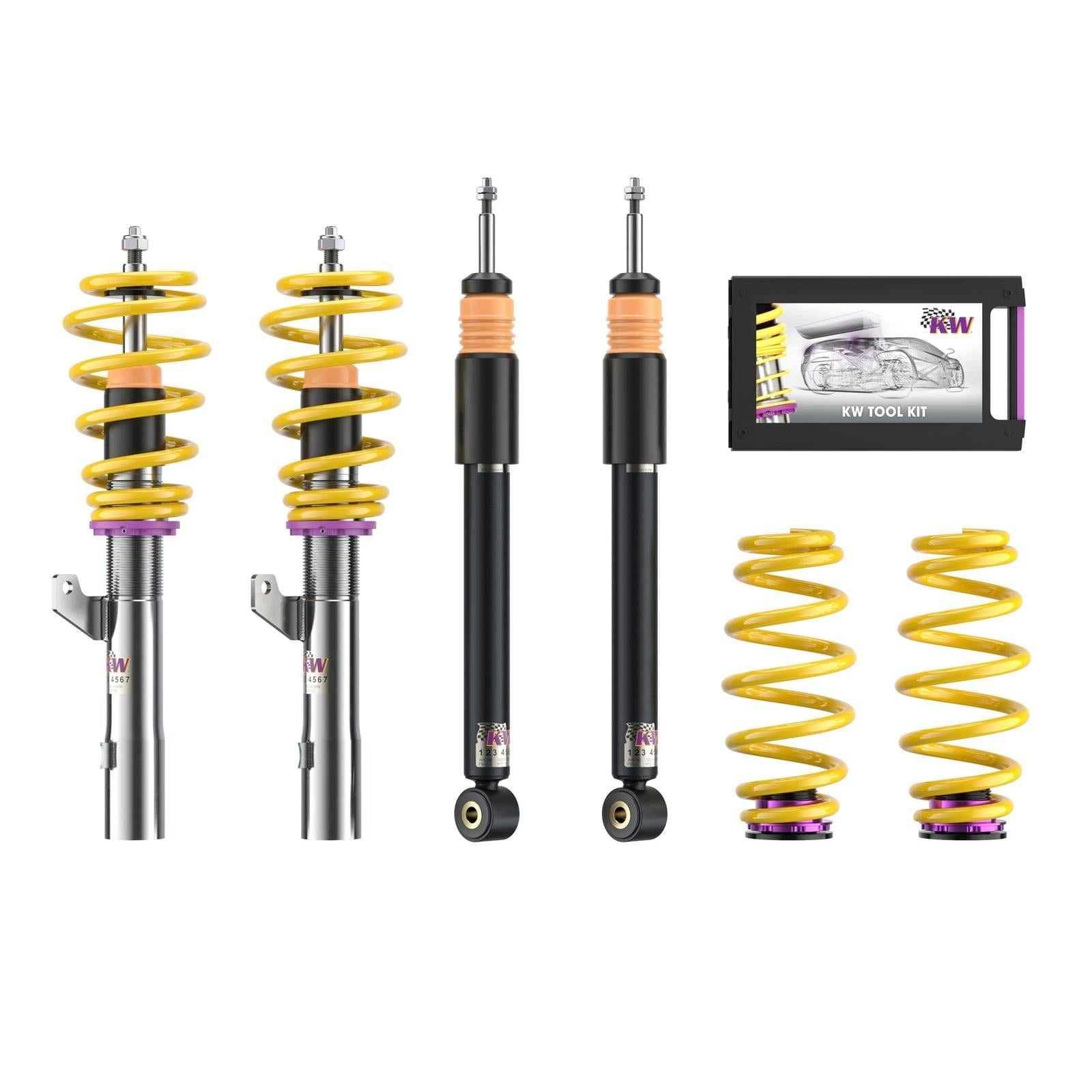 KW Suspension BMW M135i F20, M140i F20 & M235i F22 V2 Comfort Coilover Kit