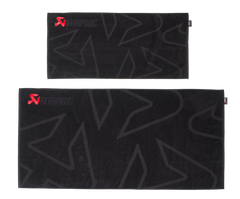 Akrapovic Towel Set - Black w/ Red Logo