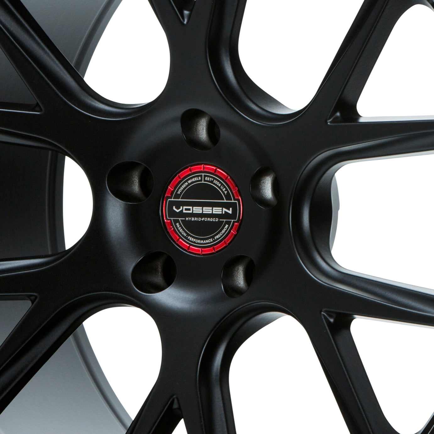 Vossen Hybrid Forged Billet Sport Cap for VF & HF Series Wheels (Vossen Red)