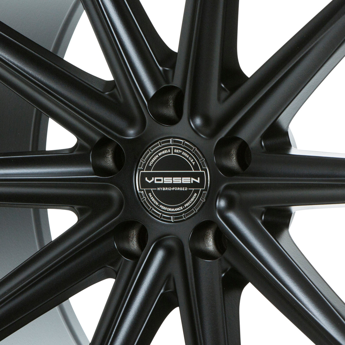 Vossen Hybrid Forged Billet Sport Cap for VF & HF Series Wheels (Gloss Black)