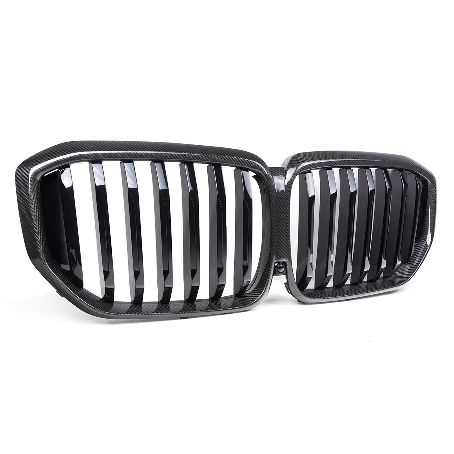 MHC+ BMW G05 LCI X5 Single Slat Pre Preg Carbon Fibre Front Grille