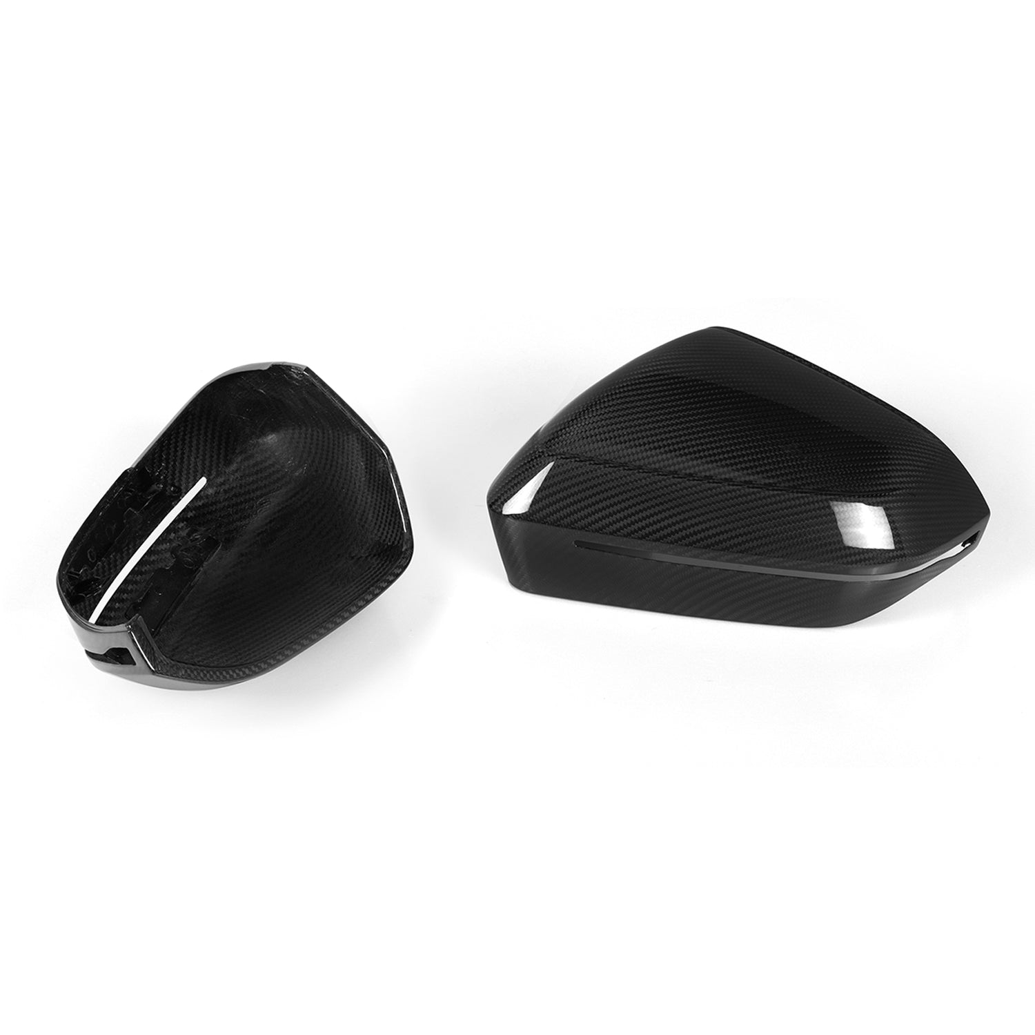 MHC+ BMW G60 5 Series Pre Preg Carbon Fibre OEM Style Mirror Cover (LHD)