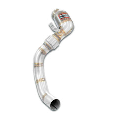 Supersprint BMW F90 M5, F91 M8, F92 M8 & F93 M8 Stainless Steel Turbo Downpipe Kit + Metallic Catalytic Converter LeftAccepts the Stock 