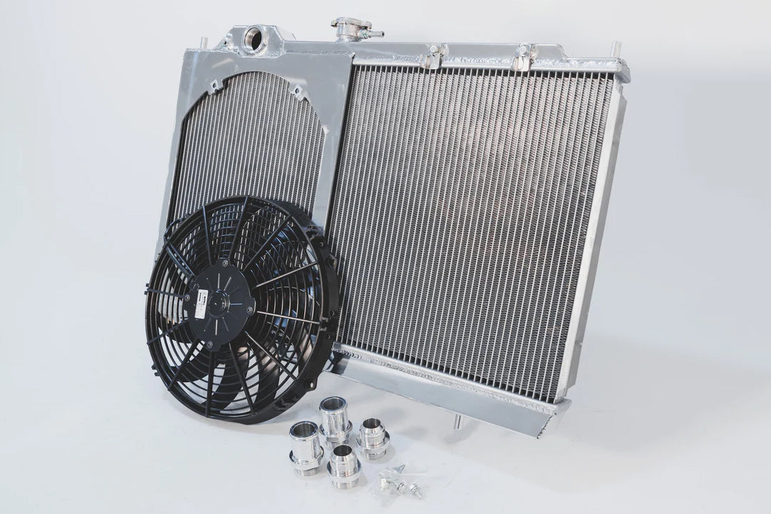 CSF Mitsubishi Evo 7/8/9 Full Size Slim All-Aluminum Radiator w/ 12in SPAL Fan