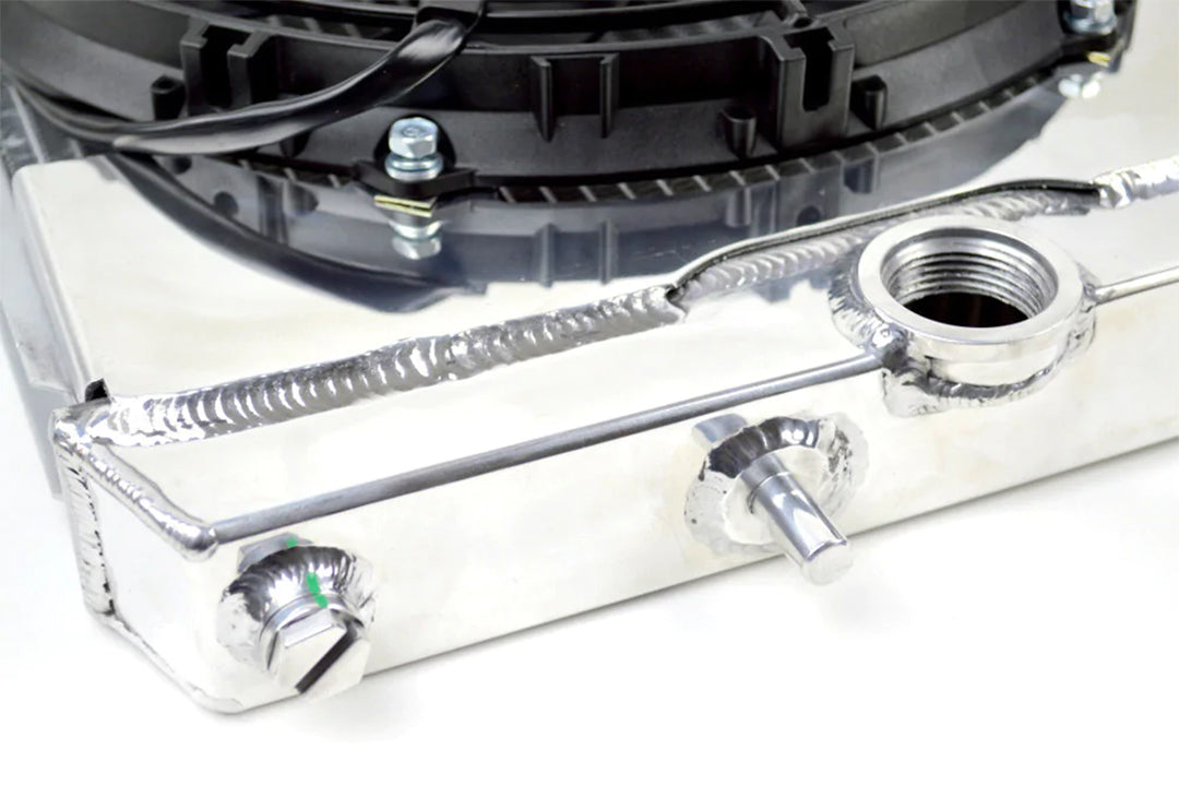 CSF Mitsubishi Evo 7/8/9 Full Size Slim All-Aluminum Radiator w/ 12in SPAL Fan